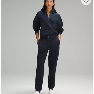 Women’s Lululemon Black scuba Jogger Pants sz 12